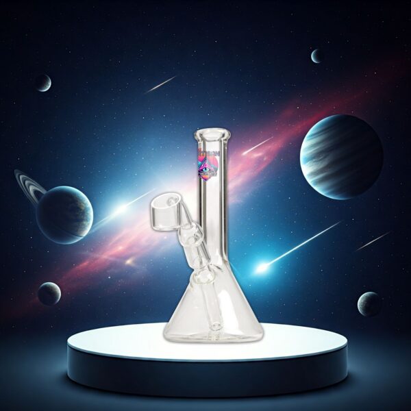 6" Fixed Stem Mini Beaker Rig – Infinite Eye Edition